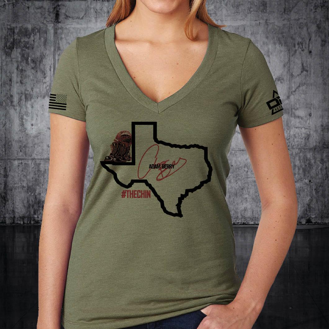 The Adam Berry Band V-Neck Shirt Women's